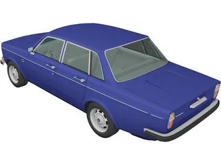 Volvo 144 (1967) 3D Model preview