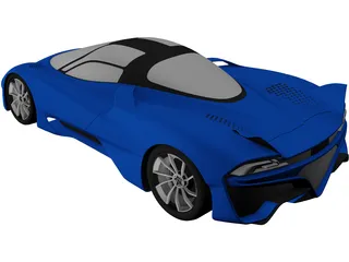SSC Tuatara (2019) 3D Model preview