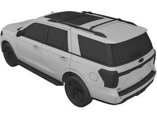 Ford Expedition XLT (2021) 3D Model preview