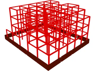 Construction Site 3D Model preview