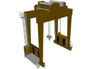 Crane 3D Model preview