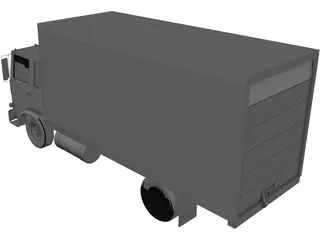 Moving Van 3D Model preview