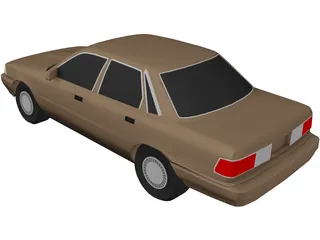 Toyota Camry (1991) 3D Model preview
