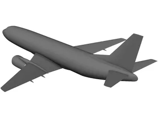 Boeing 737-300 3D Model preview