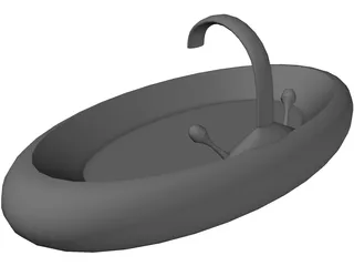 Bathroom Sink 3D Model preview