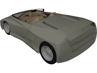 Ferrari Mythos Concept 3D Model preview