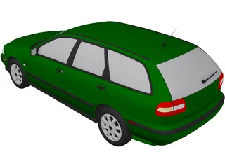 Volvo V40 (2000) 3D Model preview