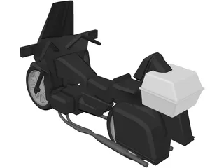 Honda Goldwing (1984) 3D Model preview