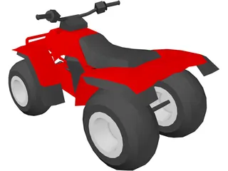 Honda 4Trax (1986) 3D Model preview