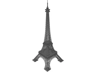 Eiffel Tower 3D Model preview