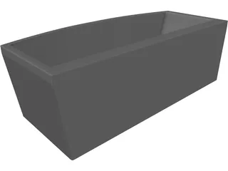 Bathtub 3D Model preview