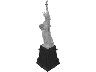 Statue Of Liberty 3D Model preview