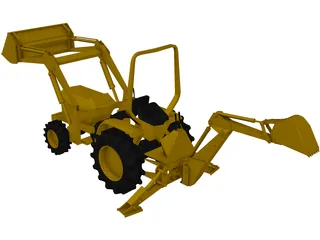 Tractor 3D Model preview