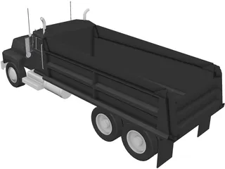 Dump Truck 3D Model preview