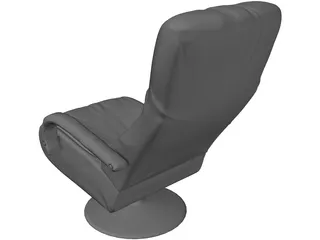 Business Chair 3D Model preview