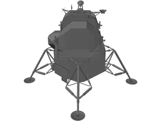 Apollo Lunar Lander 3D Model preview