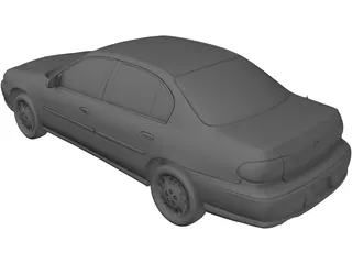 Chevrolet Malibu (1997) 3D Model preview