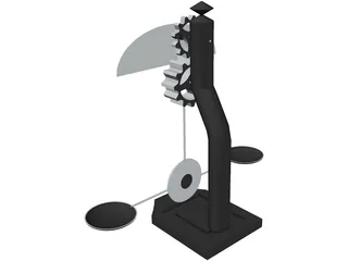 Pendulum Scales 3D Model preview