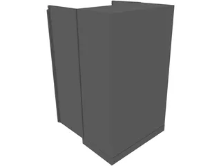 Refrigerator 3D Model preview
