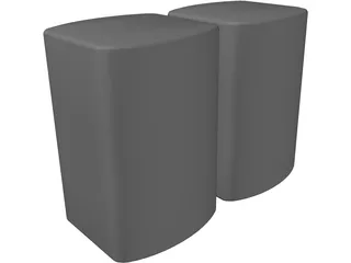 Speakers 3D Model preview