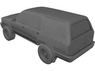 Toyota 4Runner (1991) 3D Model preview