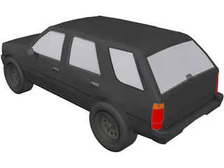 Isuzu Rodeo (1992) 3D Model preview