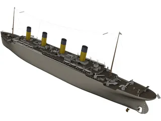 Titanic 3D Model preview