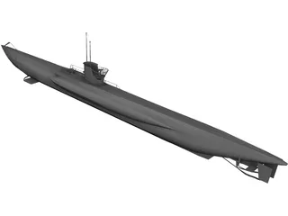 U-Boat 3D Model preview