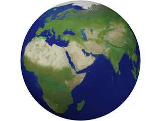Earth 3D Model preview