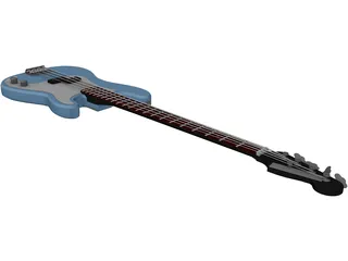 Fender Precision Mexican Bass 3D Model preview