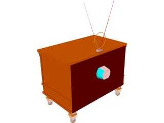 Television 3D Model preview