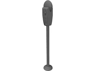Parking Meter 3D Model preview