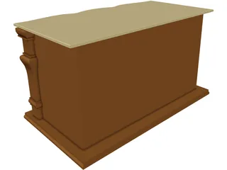 Fireplace 3D Model preview