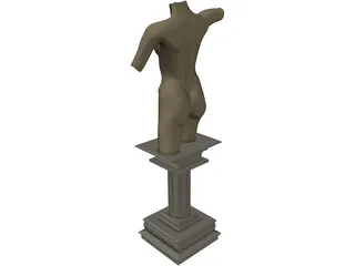 Greek Woman 3D Model preview