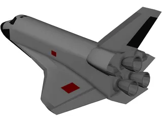 Space Shuttle 3D Model preview