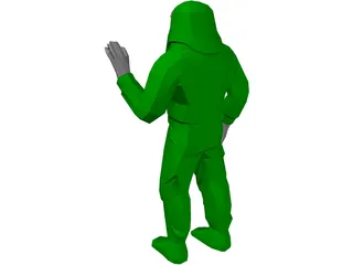 Fire Suit 3D Model preview