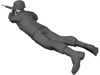 Soldier 3D Model preview