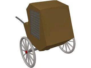 Fiacre 3D Model preview