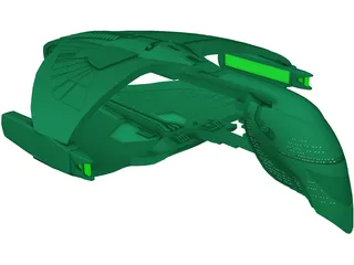 Star Trek Warbird 3D Model preview