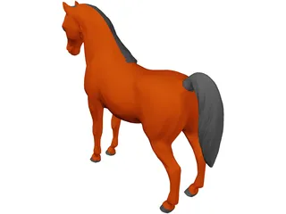 Horse 3D Model preview