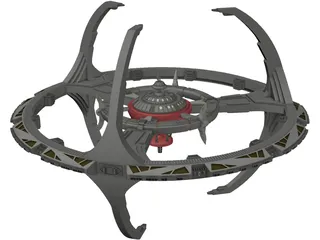 Star Trek DS9 3D Model preview