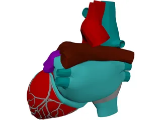 Heart 3D Model preview