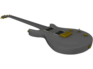 Guitar Electric 3D Model preview