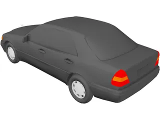 Mercedes-Benz 280 C (1994) 3D Model preview