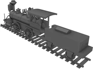 Train 3D Model preview