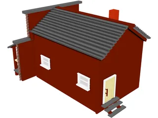 Store Old West 3D Model preview