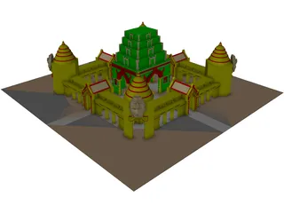 Castle 3D Model preview