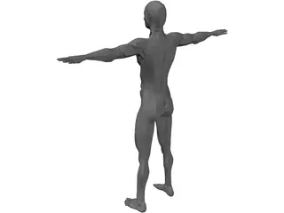 Asian Male Character 3D Model preview