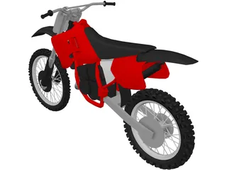 Honda CR500 (1994) 3D Model preview