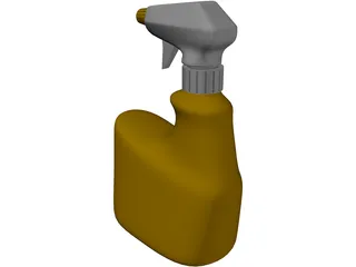 Bottle Spray 3D Model preview